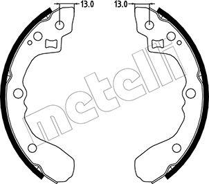 Metelli Remschoen set 53-0220