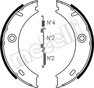 Metelli Remschoen set 53-0240K