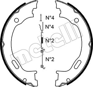 Metelli Remschoen set 53-0242K