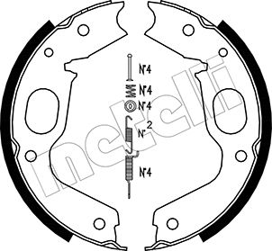 Metelli Remschoen set 53-0264K