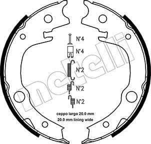 Metelli Remschoen set 53-0443K