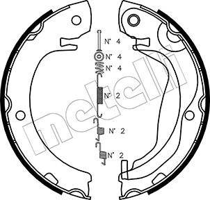 Metelli Remschoen set 53-0453K