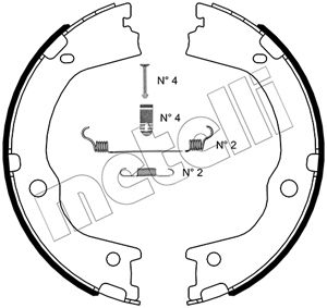 Metelli Remschoen set 53-0498K