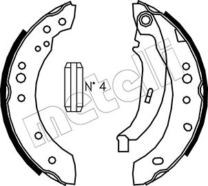 Metelli Remschoen set 53-0513