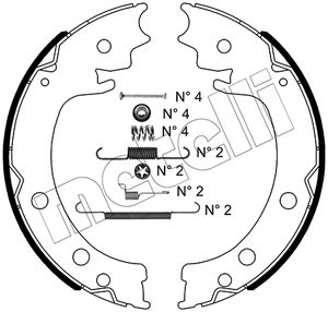 Metelli Remschoen set 53-0519K