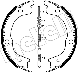 Metelli Remschoen set 53-0740K