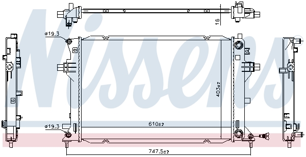 Nissens Radiateur 606263