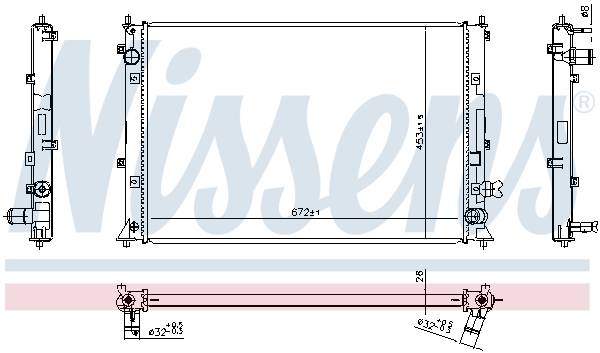 Nissens Radiateur 606297