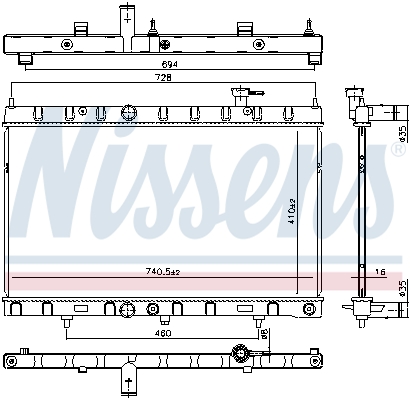 Nissens Radiateur 606312