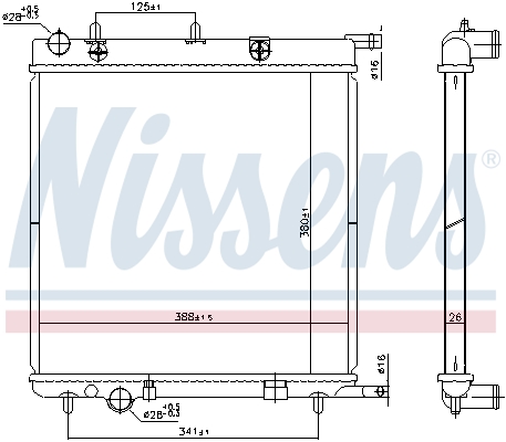 Nissens Radiateur 606400