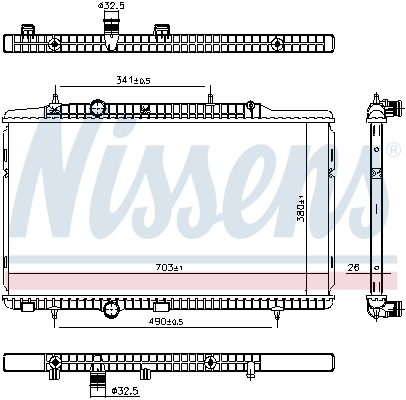 Nissens Radiateur 606405