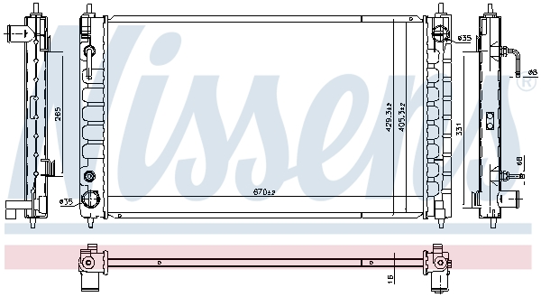 Nissens Radiateur 606790