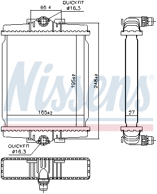 Nissens Radiateur 606863