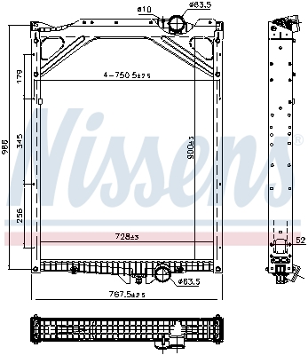 Nissens Radiateur 606978