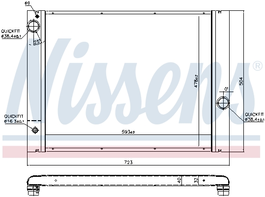 Nissens Radiateur 60761