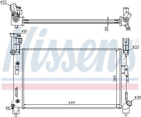 Nissens Radiateur 60995A