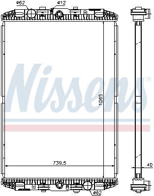 Nissens Radiateur 614170