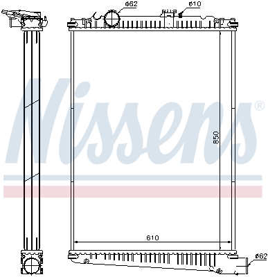 Nissens Radiateur 614410