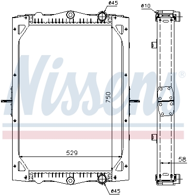 Nissens Radiateur 61444A