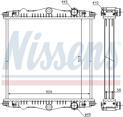 Nissens Radiateur 614450