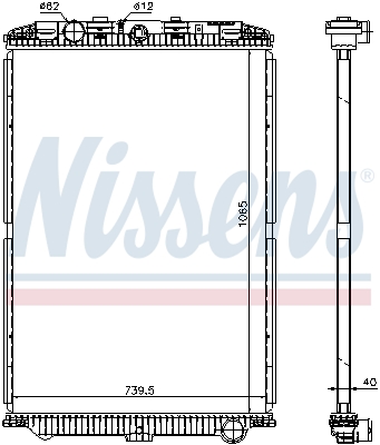 Nissens Radiateur 614470