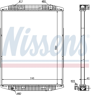 Nissens Radiateur 619710