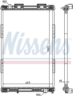 Nissens Radiateur 628720