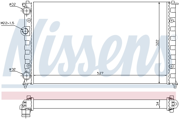 Nissens Radiateur 64006