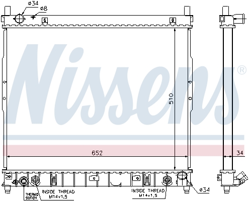 Nissens Radiateur 64318