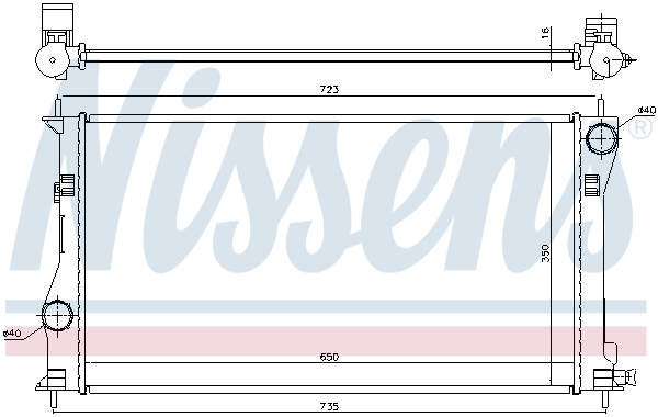 Nissens Radiateur 646878