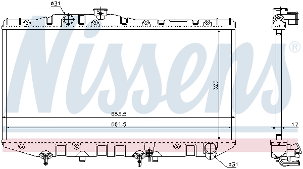 Nissens Radiateur 64735