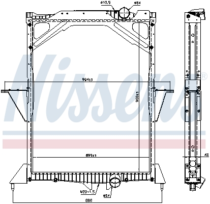 Nissens Radiateur 65466A