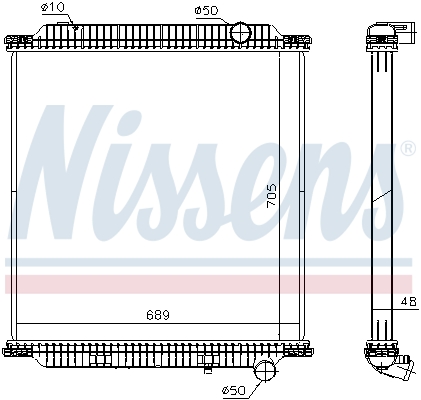 Nissens Radiateur 654760