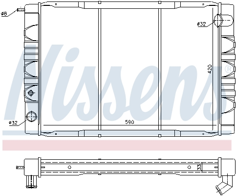 Nissens Radiateur 65610