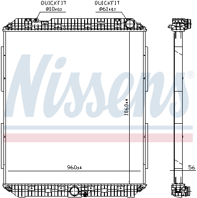 Nissens Radiateur 671760