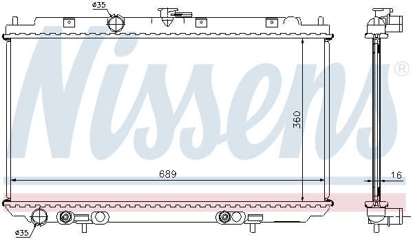 Nissens Radiateur 67347A