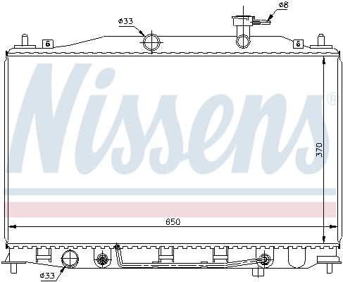 Nissens Radiateur 67503