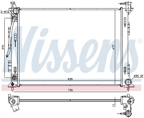 Nissens Radiateur 675049