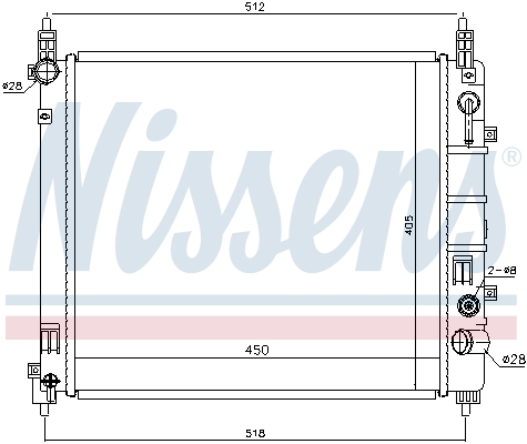 Nissens Radiateur 68796