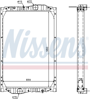 Nissens Radiateur 69604A