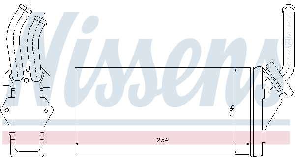 Nissens Kachelradiateur 71142