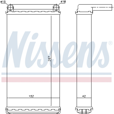 Nissens Kachelradiateur 71375