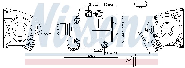 Nissens Waterpomp 831087