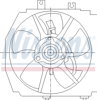 Nissens Ventilatorwiel-motorkoeling 85381