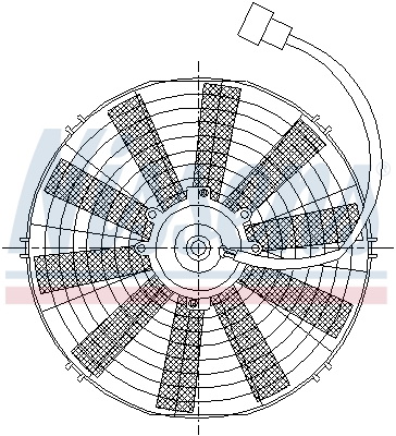 Nissens Ventilatorwiel-motorkoeling 85979