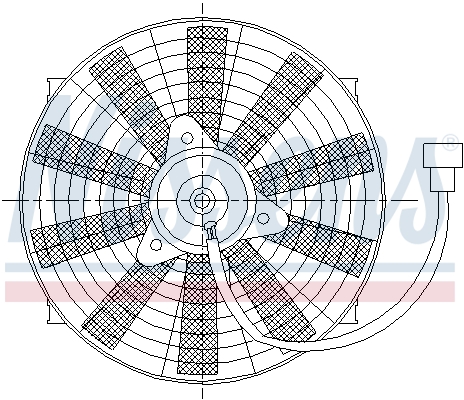 Nissens Ventilatorwiel-motorkoeling 85981