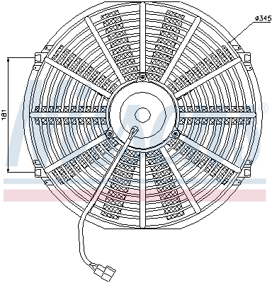 Nissens Ventilatorwiel-motorkoeling 85983