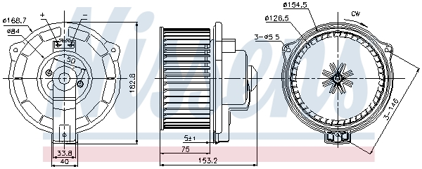 Nissens Kachelventilator 87107