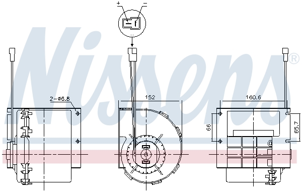 Nissens Kachelventilator 87613