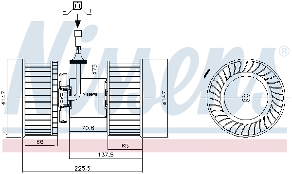 Nissens Kachelventilator 87640